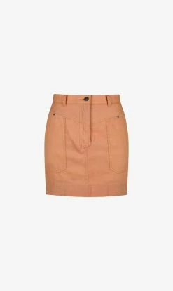 Shona Joy | Chiara Mini Skirt - Terracotta