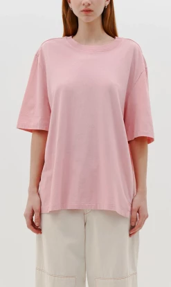 Bassike | Slouch Boyfriend S/S T.shirt - Lotus