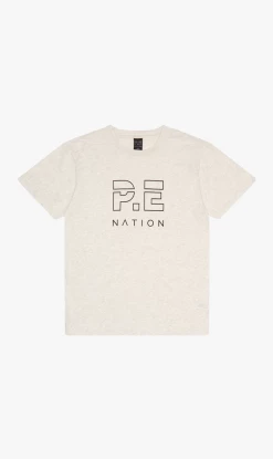 P.E NATION | Heads Up Tee - Grey Marle