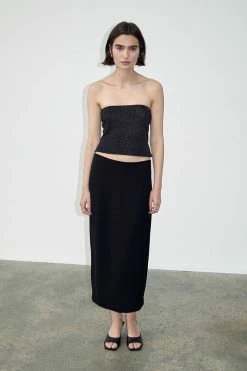 St Agni | Low Waist Pencil Skirt - Black -Acler Shop LOW WAIST PENCIL SKIRT BLACK 1000x bc92698a e8cd 476c 874c aa72fc6c79dc