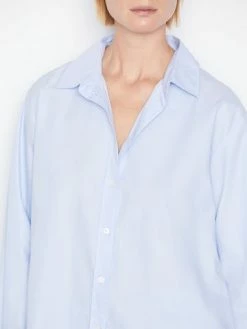 Frame Denim | The Oversized Shirt - Oxford Blue -Acler Shop LWSH2550 OXFORD BLUE FRSP22EC WOMENS DAY 03 0025HR