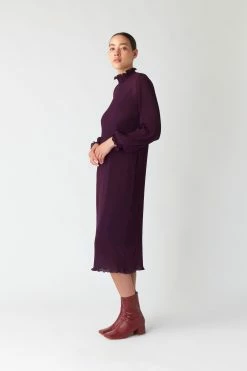 Kate Sylvester | Lux Shift Dress - Plum -Acler Shop Leonardo Shirt Olive 0138 1440x 5ec1fd20 bfe6 4efd abba bb6098eb9095