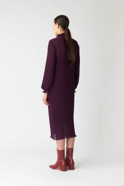 Kate Sylvester | Lux Shift Dress - Plum -Acler Shop Leonardo Shirt Olive 0140 1440x c4c6faeb a66d 4e29 8f2d bb07542ca923