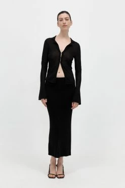 ST AGNI St. Agni | Low Waist Knit Skirt - Black -Acler Shop Low Waist Knit Skirt Black 1 1000x 416cbc72 b864 430e 8796 cd3031204a19