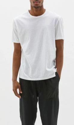 Bassike Mens | Slim Fit T.Shirt - White