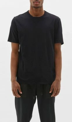 Bassike Mens | Slim Fit T.Shirt - Black