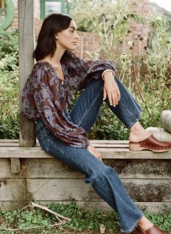 Mahsa | Folk Blouse - Paisley Liberty 7 Mahsa | Folk Blouse - Paisley Liberty -Acler Shop Mahsa Folk Blouse Paisley Liberty Cacao 1 scaled