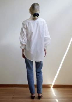 Mahsa | Billow Sleeve Shirt - Cotton White 5 Mahsa | Billow Sleeve Shirt - Cotton White -Acler Shop Mahsa BillowSleeveShirt CottonVoile White Back 840x.progressive d945aaf5 582e 469e b60d 760d24f2a038