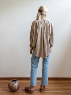 Mahsa | Don't Tie Me Down Blouse - Paloma Print -Acler Shop Mahsa DontTieMeDownBlouse PalomaPrint CamelBlack Back 840x.progressive 54eba6fb 0fe1 4b1e 8aa6 afdd6ea9798d