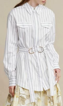 Front Page 26 ACLER | Milton Shirt - Vintage Blue Stripe