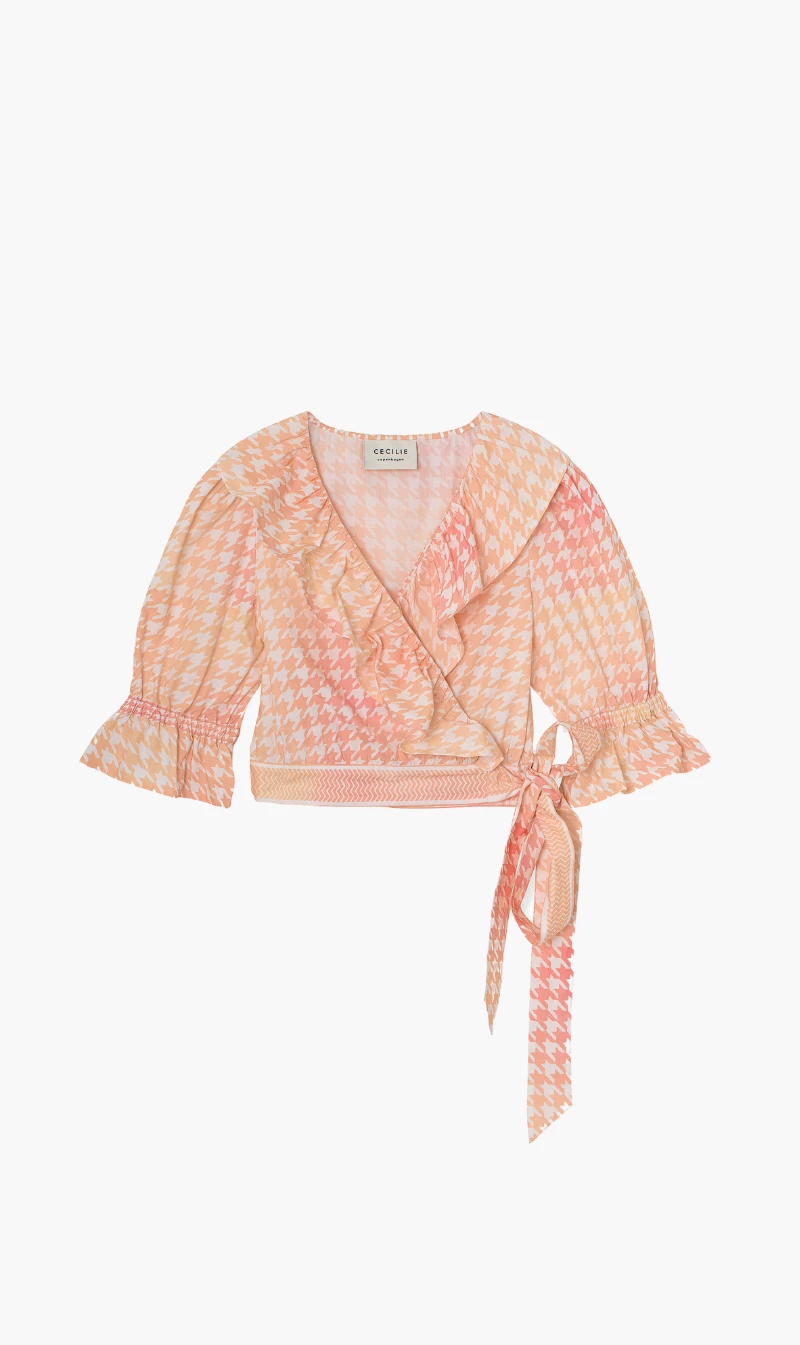 Cecilie Copenhagen Summery Copenhagen | Ruby Blouse - Ember Glow 1 Cecilie Copenhagen Summery Copenhagen | Ruby Blouse - Ember Glow
