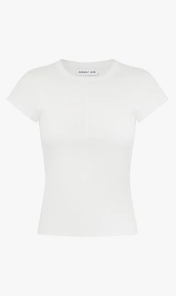 Assembly Label | Renn Organic Rib Tee - White