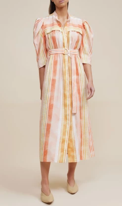 ACLER | Tunstall Dress - Geo Stripe