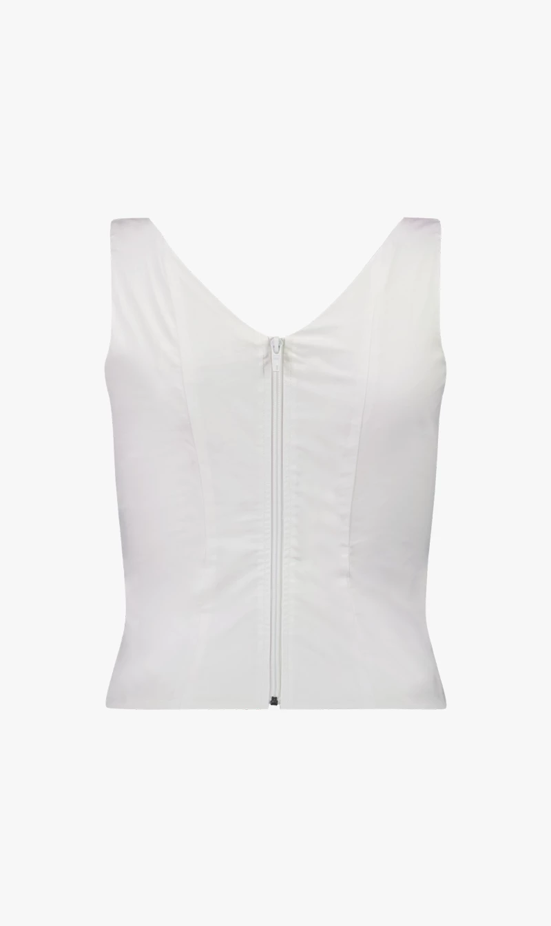 Caitlin Crisp | Daisy Bodice - White 8 Caitlin Crisp | Daisy Bodice - White - Image 8