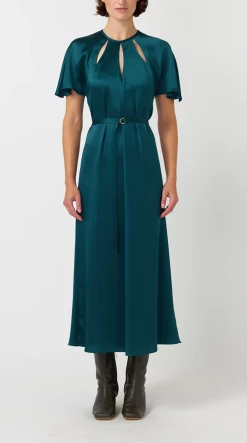 Front Page 48 Kate Sylvester | Severine Dress - Emerald