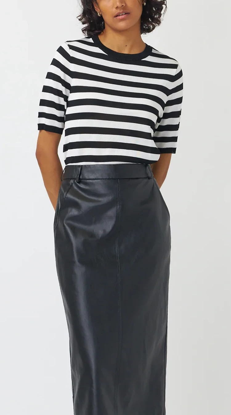 Kate Sylvester | Kate Top - Black Stripe 1 Kate Sylvester | Kate Top - Black Stripe
