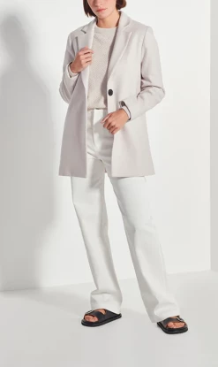 Juliette Hogan | Wednesday Coat - Bone