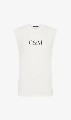 Camilla And Marc | Huntington C&M Tank - Soft White / Black