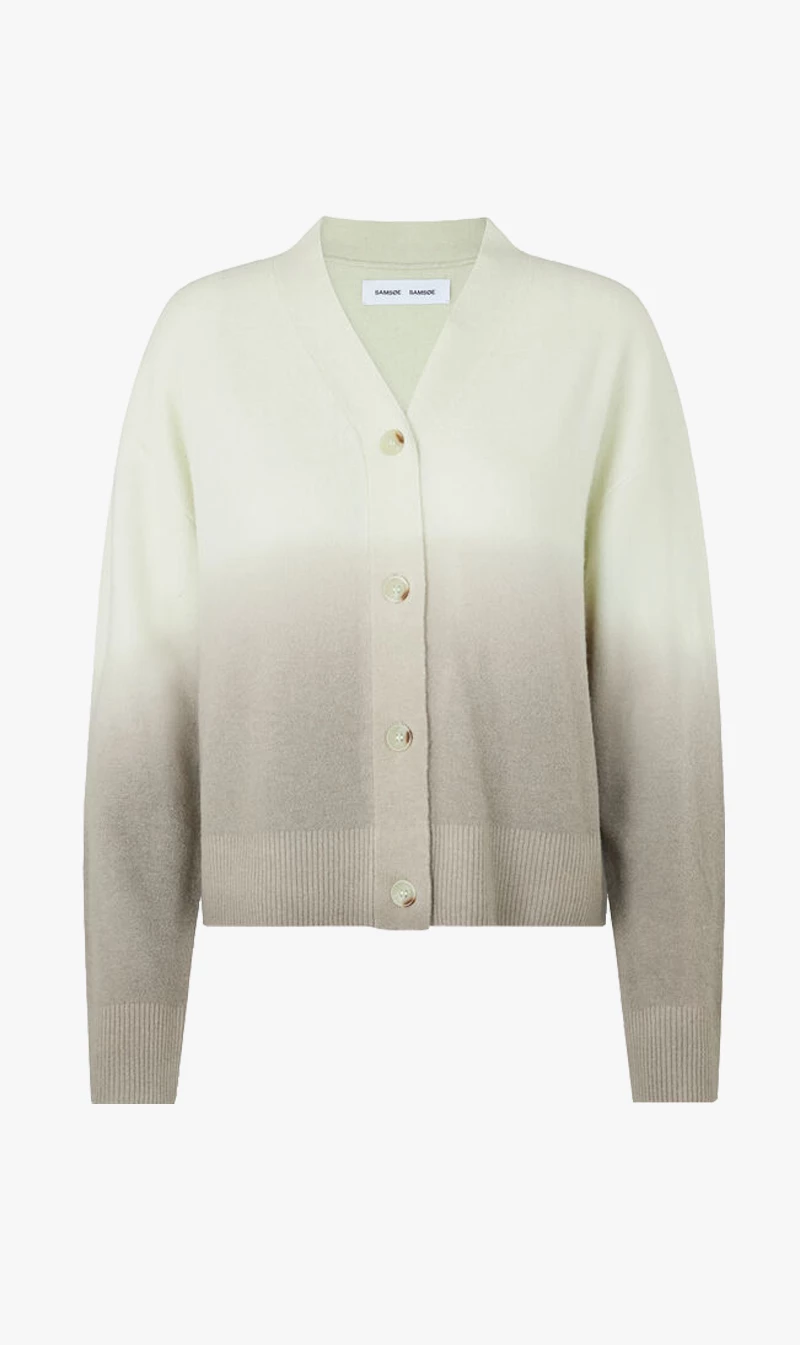 Samsoe Samsoe | Megan Cardigan - Aloe Wash Dip 1 Samsoe Samsoe | Megan Cardigan - Aloe Wash Dip