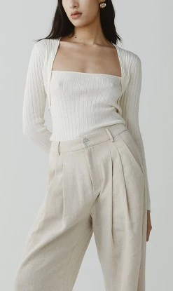 Marle | Leon Top - Rice