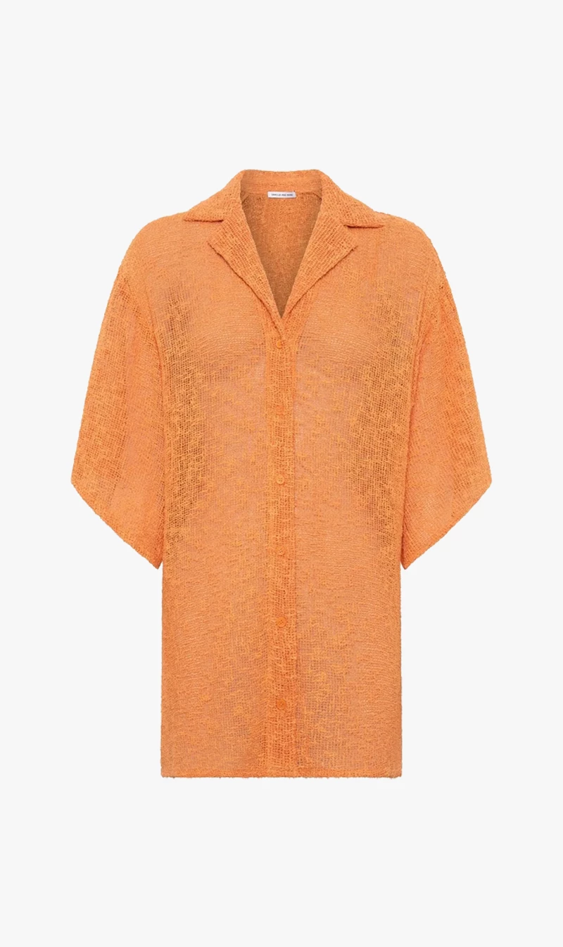 Camilla And Marc | Clementine Shirt - Persimmon 1 Camilla And Marc | Clementine Shirt - Persimmon