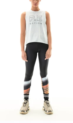 P.E NATION | Shuffle Tank - Illusion Blue