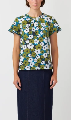 Kate Sylvester | Pop Top - Ivory Olive