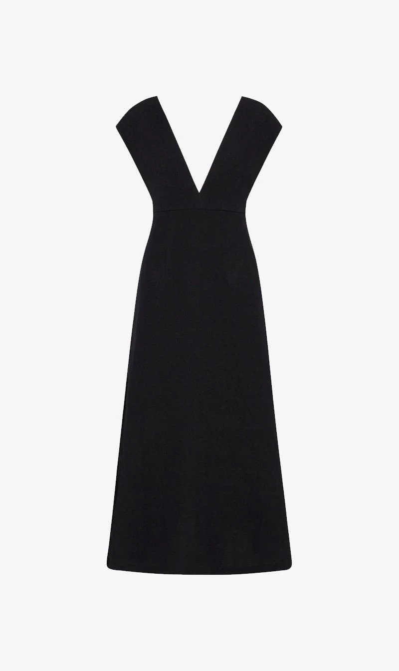 St Agni | Origami Dress - Black 1 St Agni | Origami Dress - Black