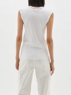 Bassike | Slim Muscle Tank - White -Acler Shop PC22WJT141slimsuperfineribmuscletankwhite side 2000x 7a38d5a3 8b31 4dc9 ae87 3c544724b65f