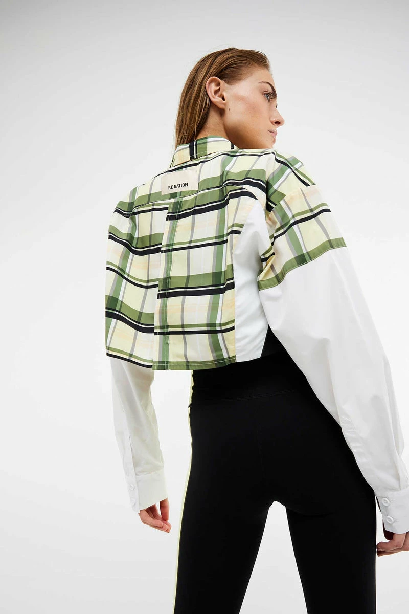 P.E Nation | Dedication Shirt - Check Print 2 P.E Nation | Dedication Shirt - Check Print - Image 2