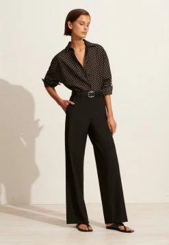 Matteau | Classic Shirt - Polka -Acler Shop S28 CLASSIC SHIRT RELAXED TAILORED TROUSER POLKA DOT 22526 Matteau D1 1609