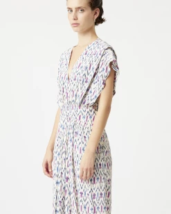 Isabel Marant | Almeya Dress - Ecru -Acler Shop ScreenShot2022 02 01at12.49.32PM