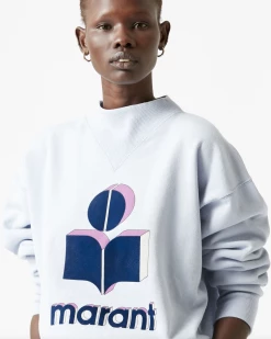 Isabel Marant | Moby Sweatshirt - Light Blue -Acler Shop ScreenShot2022 03 16at12.58.06PM