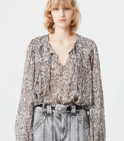 Isabel Marant | Daytonea Top - Anthracite -Acler Shop ScreenShot2022 10 04at3.03.18PM