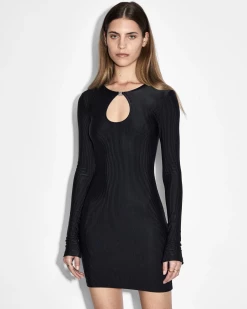Ksubi | Charmed Keyhole Dress - Black -Acler Shop ScreenShot2022 11 04at2.56.35PM