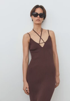 Viktoria & Woods | Reynolds Dress - Cacao -Acler Shop ScreenShot2022 11 21at5.17.06PM