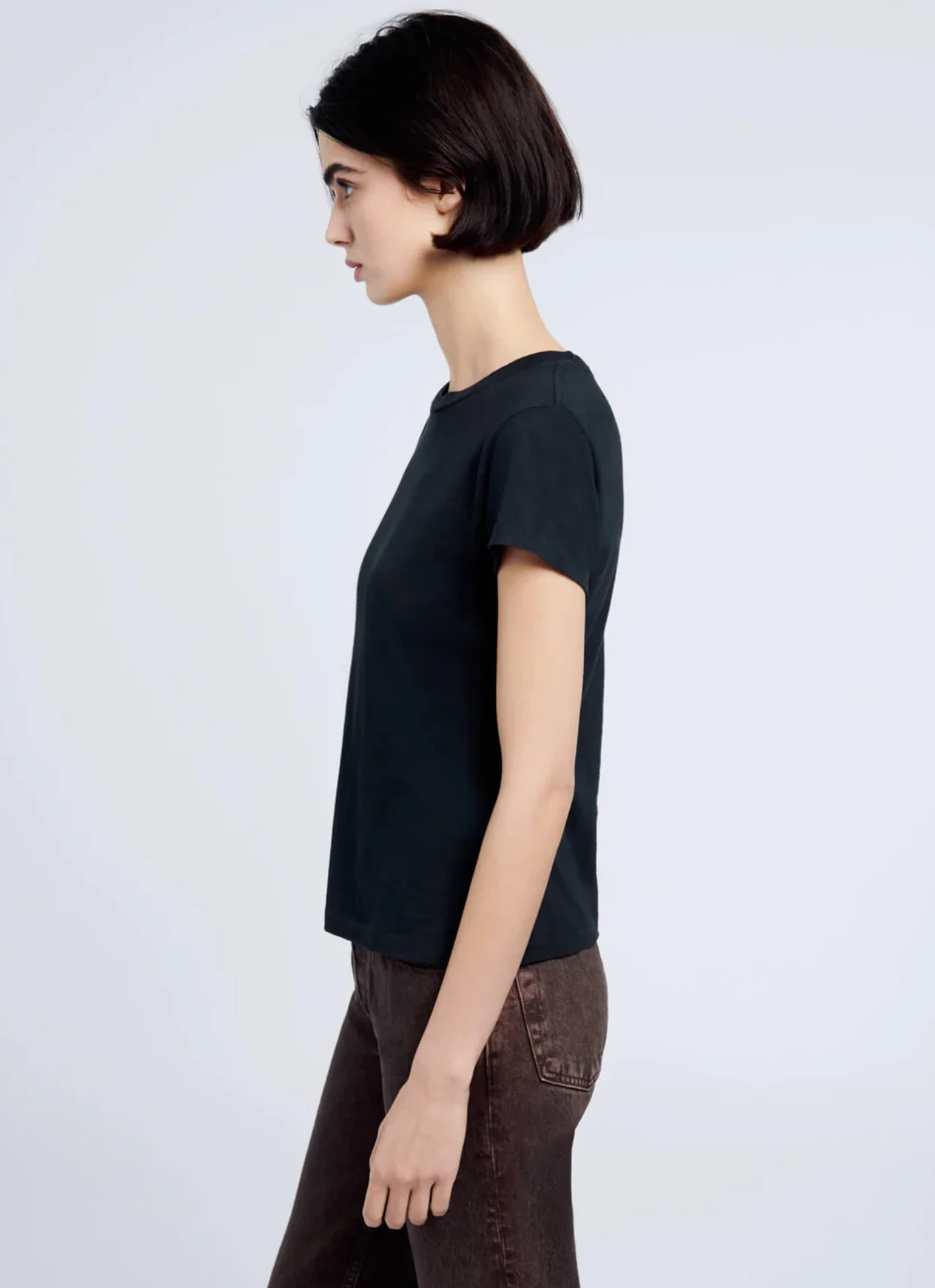 RE/DONE | 60s Slim Tee - Washed Black 4 RE/DONE | 60s Slim Tee - Washed Black - Image 4