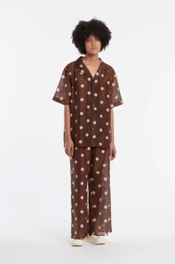 SIR THE LABEL | Vivi Short Sleeve Shirt - Marlon Polka Dot -Acler Shop Screenshot2023 01 05at10.40.37AM