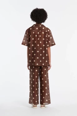 SIR THE LABEL | Vivi Short Sleeve Shirt - Marlon Polka Dot -Acler Shop Screenshot2023 01 05at10.40.45AM