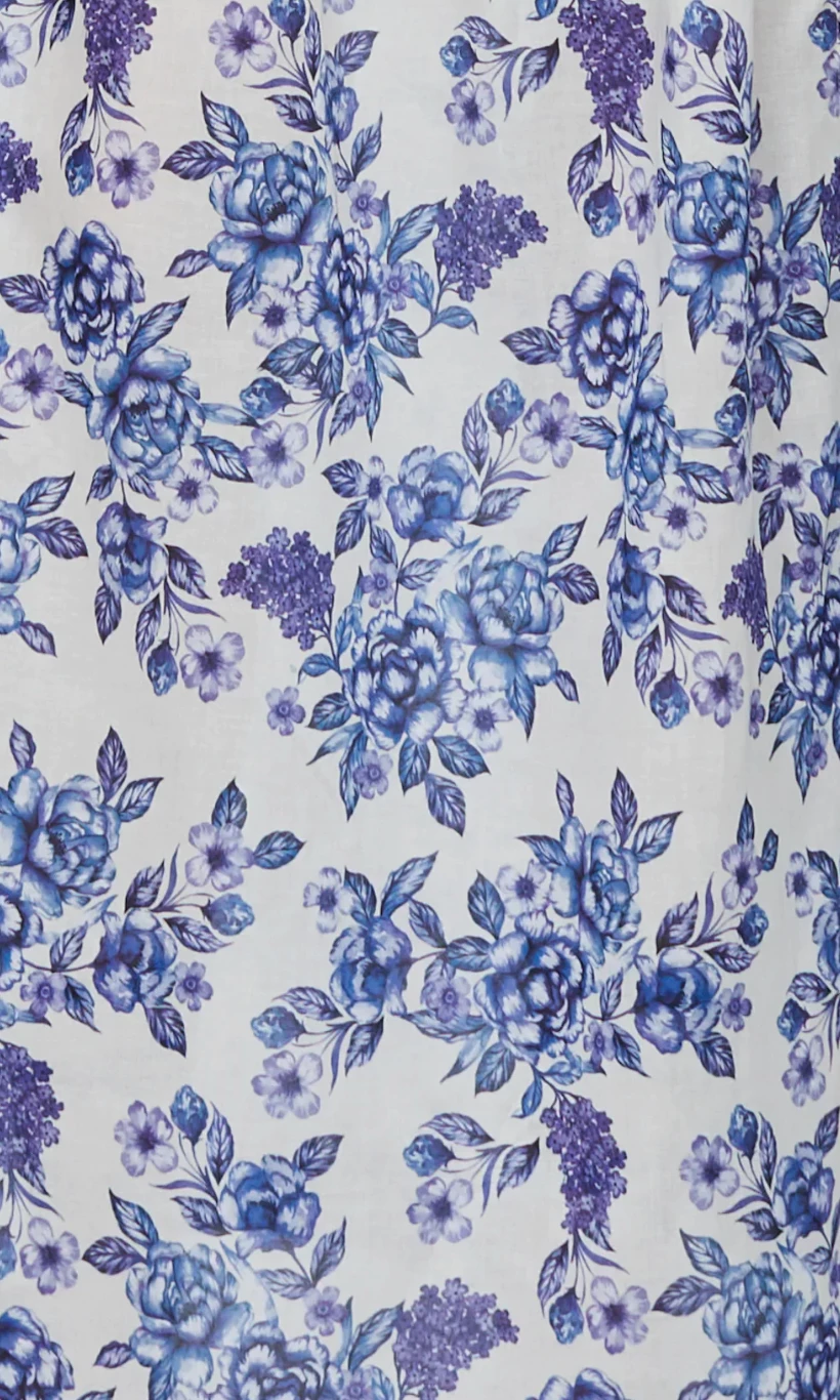 Bec + Bridge | Audette Strapless Maxi - Porcelain Floral 3 Bec + Bridge | Audette Strapless Maxi - Porcelain Floral - Image 3