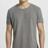 Ksubi Mens | Seeing Lines Ss Tee - Vintage Grey