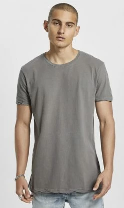 Ksubi Mens | Seeing Lines Ss Tee - Vintage Grey