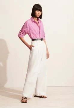 Matteau | Classic Stripe Shirt - Sherbet -Acler Shop The Classic Stripe Shirt Summer Chino Sherbert 3 1440x 42e21c5a dd2d 46d6 a3f9 6569c6644ad3