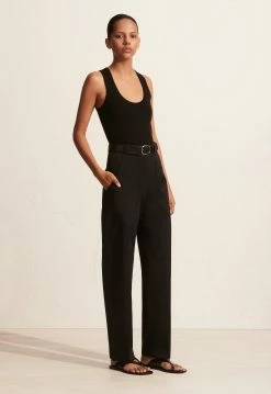 Matteau | Ribbed Tank - Black -Acler Shop The Ribbed Tank Utility Trouser Black 2 1440x 2bc59bd0 2a36 4daf b840 829a46080e88