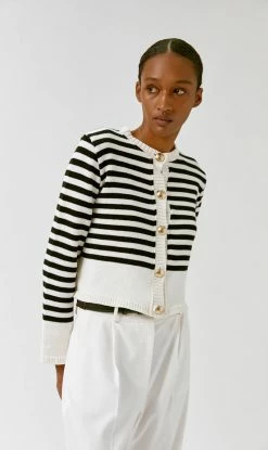 Musier Paris | Leonie Cardigan - Stripe