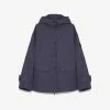 Yves Salomon | Jacket Bachette Rabbit/Fox -Dark Blue