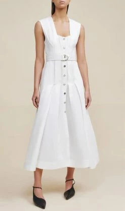Front Page 8 ACLER | Flaxton Dress - Ivory