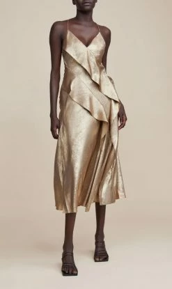ACLER | Queensbridge Dress - Gold