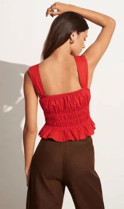 Faithfull The Brand | Tamerici Top - Cherry Tomato -Acler Shop Untitleddesign 2023 02 22T092152.429