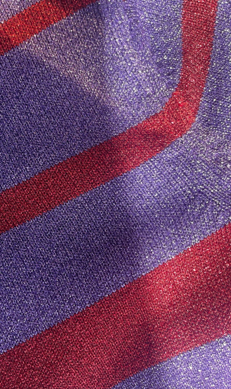 Paco Rabanne | Pull Round Neck Pull - Purple/Red 3 Paco Rabanne | Pull Round Neck Pull - Purple/Red - Image 3